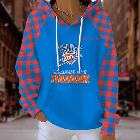 [HOT DEAL] NEW CUSTOMIZED NBA01 OCT OKLAHOMA CITY THUNDER  RIBBED HOODIE & SWEATSHIRT