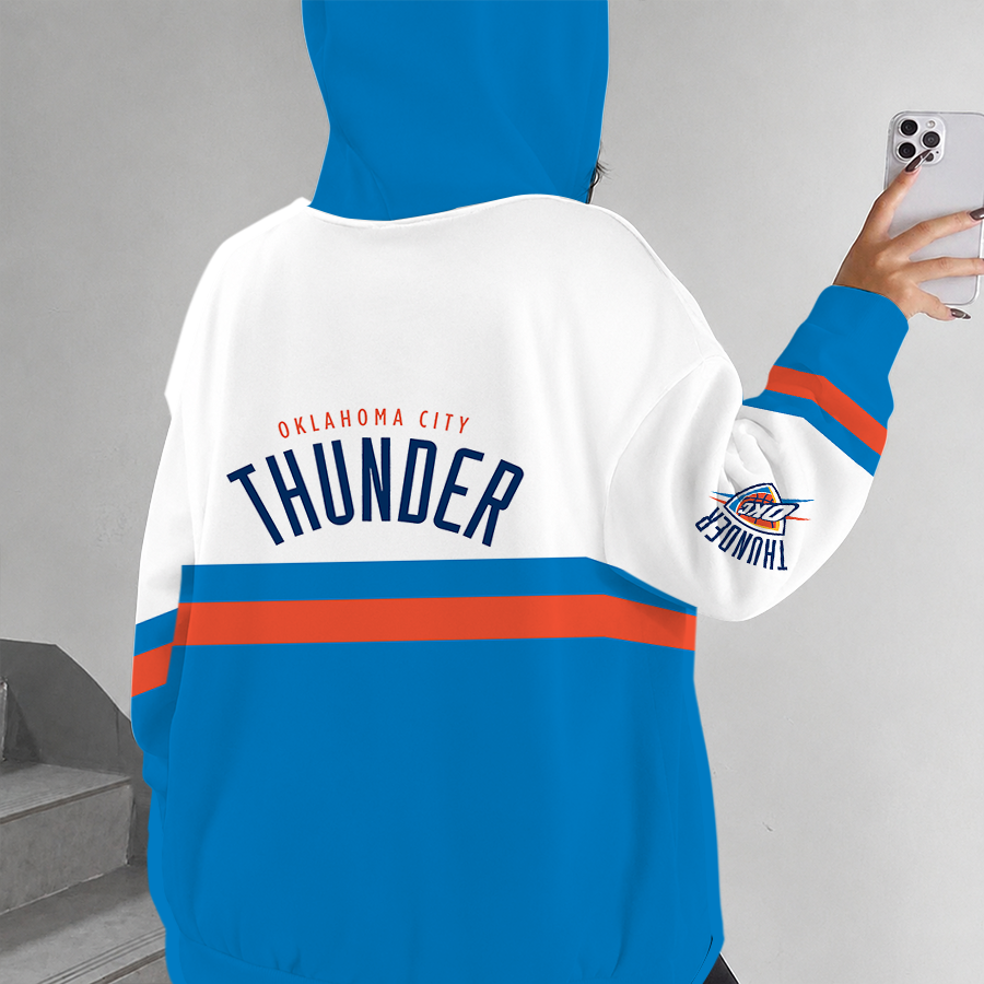 [HOT DEAL] NEW CUSTOMIZED NBA01 OCT OKLAHOMA CITY THUNDER ZIP HOODIE