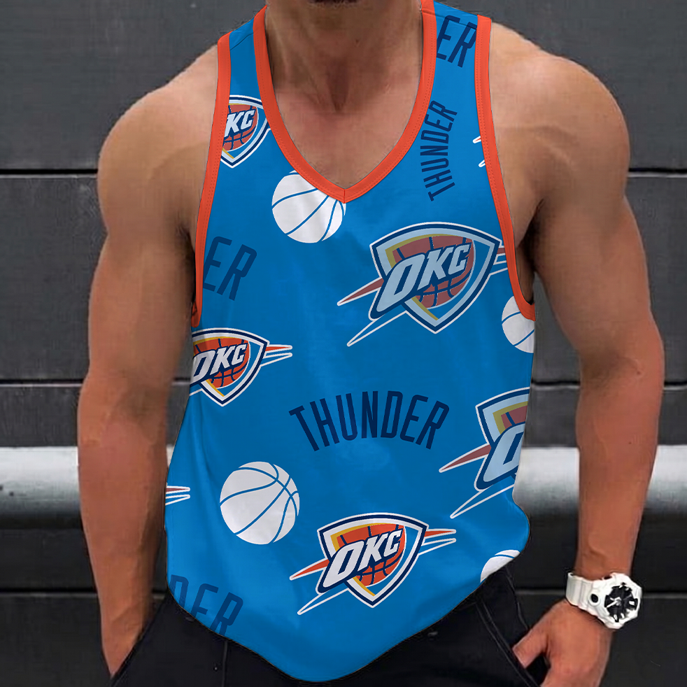 [HOT DEAL] NEW CUSTOMIZED NBA01 OCT OKLAHOMA CITY THUNDER UNISEX TANK TOP