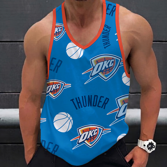 [HOT DEAL] NEW CUSTOMIZED NBA01 OCT OKLAHOMA CITY THUNDER UNISEX TANK TOP