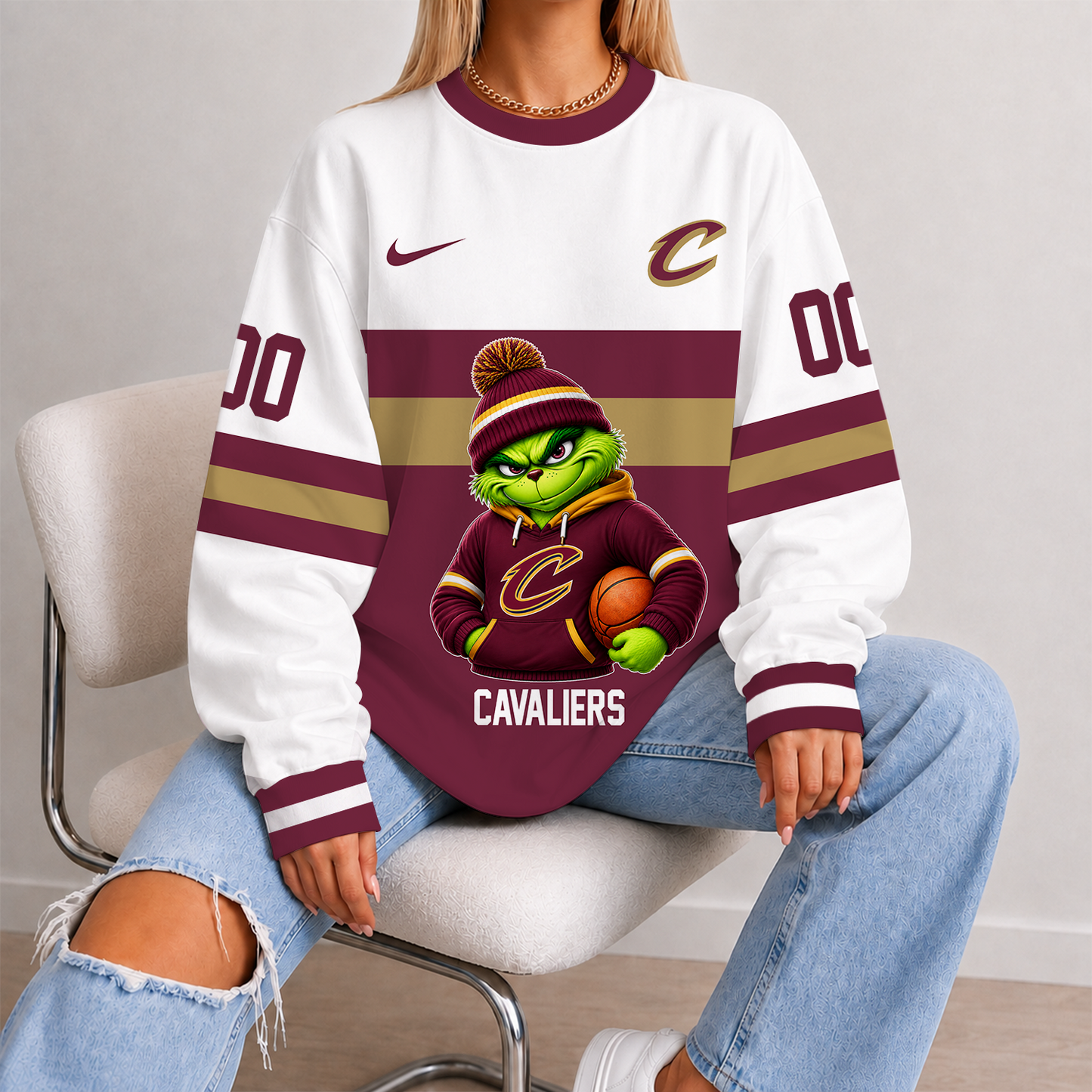 [HOT DEAL] NEW CUSTOMIZED NBA02 CCA CLEVELAND CAVALIERS UNISEX SWEATSHIRT