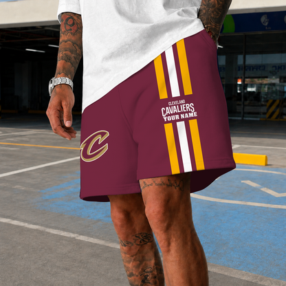 [HOT DEAL] NEW CUSTOMIZED NBA02 CCA CLEVELAND CAVALIERS SHORT PANTS