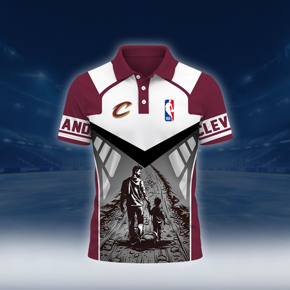 [HOT DEAL] NEW CUSTOMIZED NBA02 CCA CLEVELAND CAVALIERS POLO SHIRT