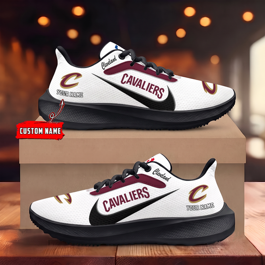 [HOT DEAL] NEW CUSTOMIZED NBA02 CCA CLEVELAND CAVALIERS ROAD RUNNING SHOES