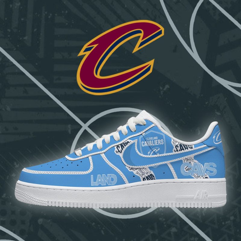 [HOT DEAL] NEW CUSTOMIZED NBA02 CCA CLEVELAND CAVALIERS AF1 SHOES