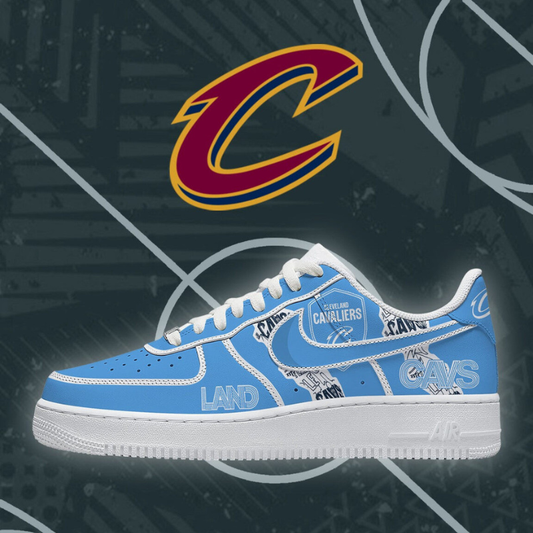 [HOT DEAL] NEW CUSTOMIZED NBA02 CCA CLEVELAND CAVALIERS AF1 SHOES