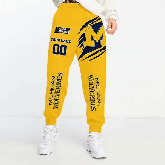 LIMITED DROP - NEW CUSTOMIZED | NCAA MAM02 MIW MI WOLVERINES UNISEX LONG PANTS