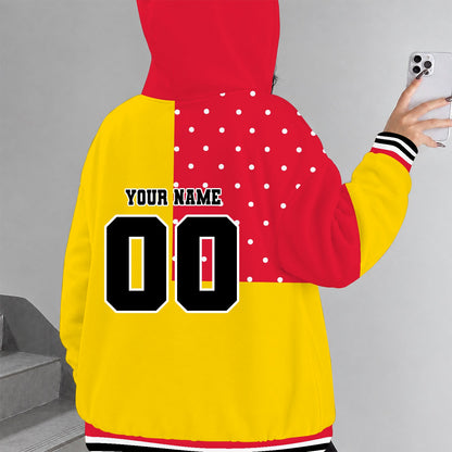 [FAN FAVORITE] NEW CUSTOMIZED NCAA CFH02 MLT MARYLAND TERRAPINS STRAPPY ZIP HOODIE