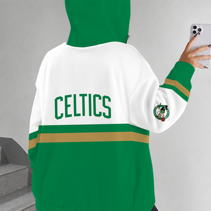 [HOT DEAL] NEW CUSTOMIZED NBA03 BCE BOSTON CELTICS ZIP HOODIE