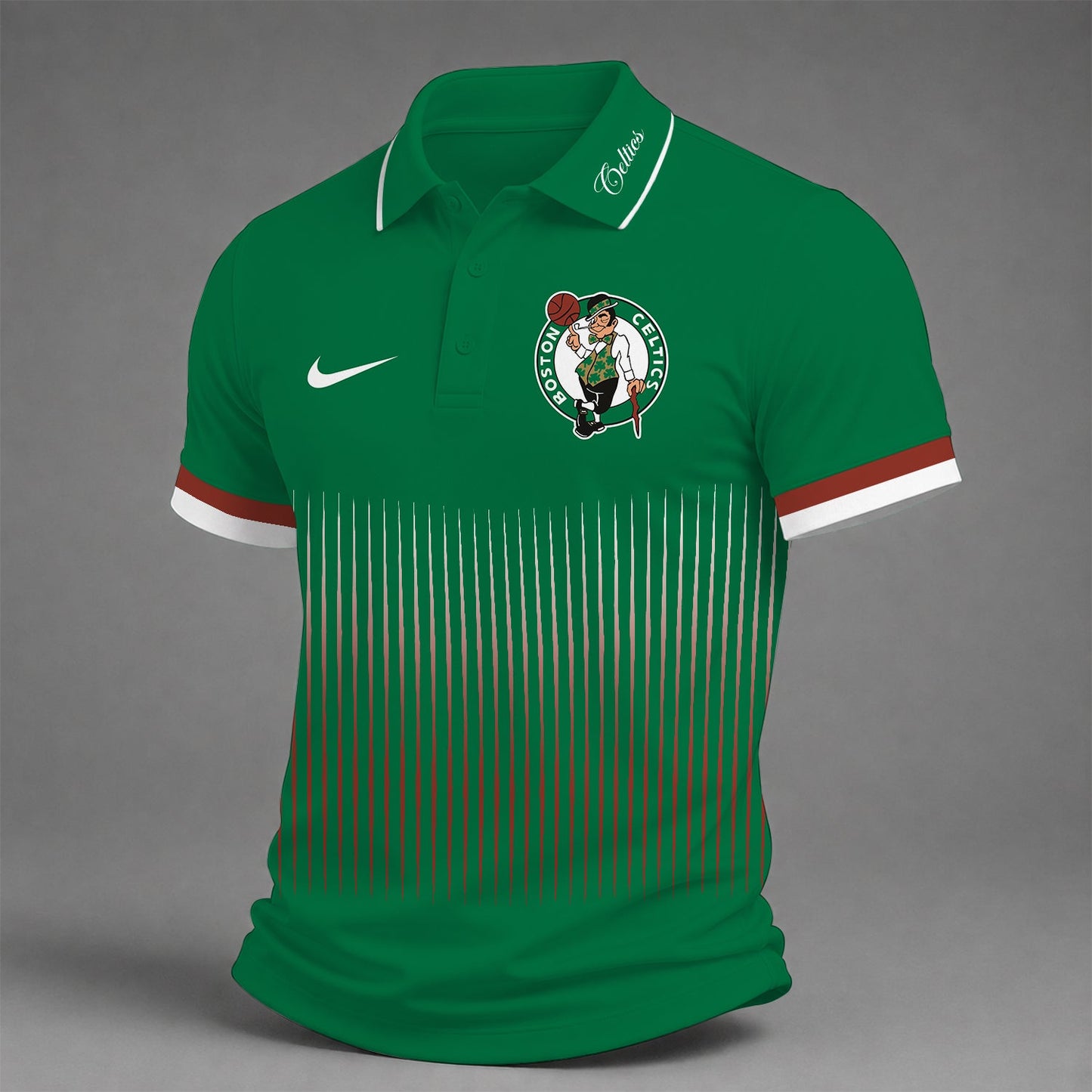 [HOT DEAL] NEW CUSTOMIZED NBA03 BCE BOSTON CELTICS POLO SHIRT