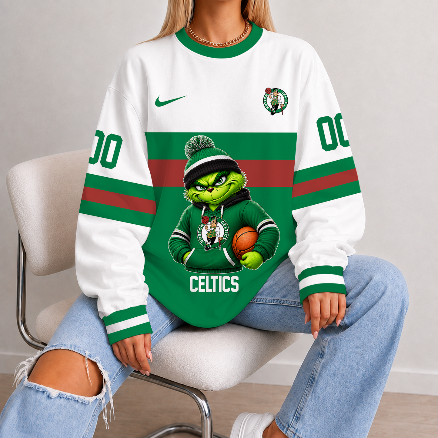 [HOT DEAL] NEW CUSTOMIZED NBA03 BCE BOSTON CELTICS UNISEX SWEATSHIRT