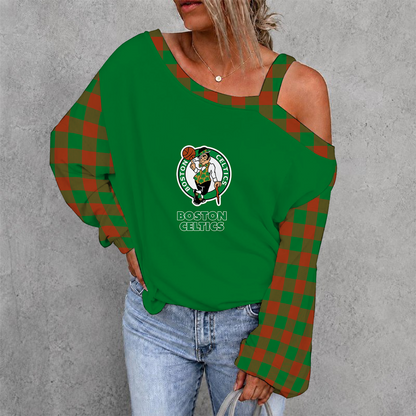 [HOT DEAL] NEW CUSTOMIZED NBA03 BCE BOSTON CELTICS DROP SHOULDER SWEATSHIRT