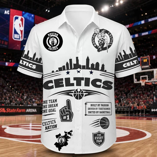 [HOT DEAL] NEW CUSTOMIZED NBA03 BCE BOSTON CELTICS UNISEX HAWAIIAN SHIRT
