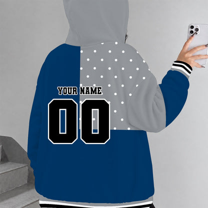 [FAN FAVORITE] NEW CUSTOMIZED NCAA CFH03 ODM OLD DOMINION MONARCHS STRAPPY ZIP HOODIE