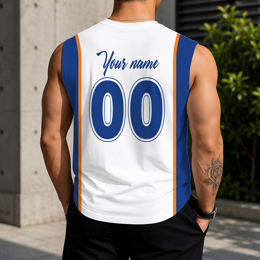 [HOT DEAL] NEW CUSTOMIZED NBA04 NYK NEW YORK KNICKS TANK TOP