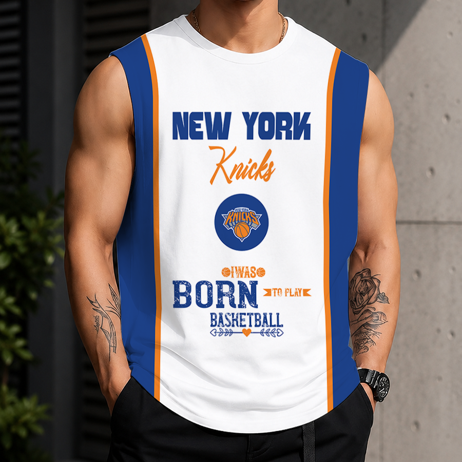 [HOT DEAL] NEW CUSTOMIZED NBA04 NYK NEW YORK KNICKS TANK TOP
