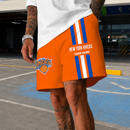 [HOT DEAL] NEW CUSTOMIZED NBA04 NYK NEW YORK KNICKS SHORT PANTS