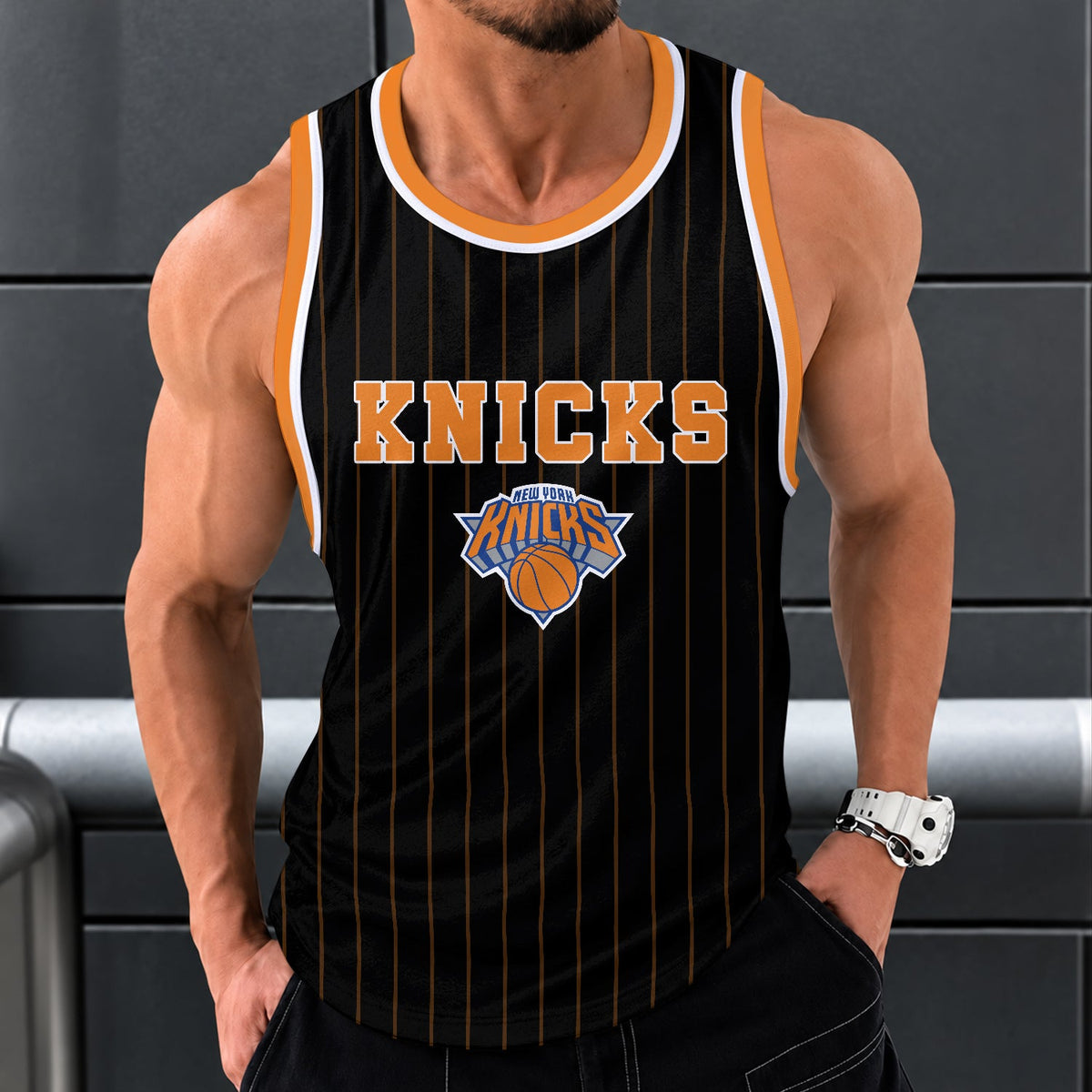[HOT DEAL] NEW CUSTOMIZED NBA04 NYK NEW YORK KNICKS UNISEX TANK TOP