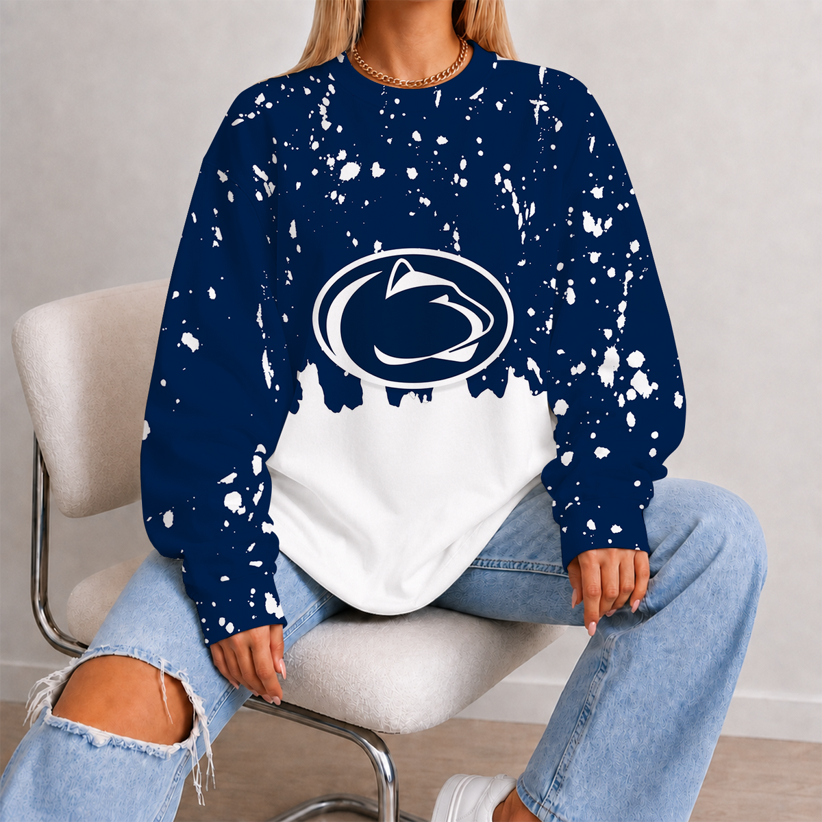 [FAN FAVORITE] NEW CUSTOMIZED NCAA CFH05 PNL PENN STATE NITTANY LIONS UNISEX SWEATSHIRT