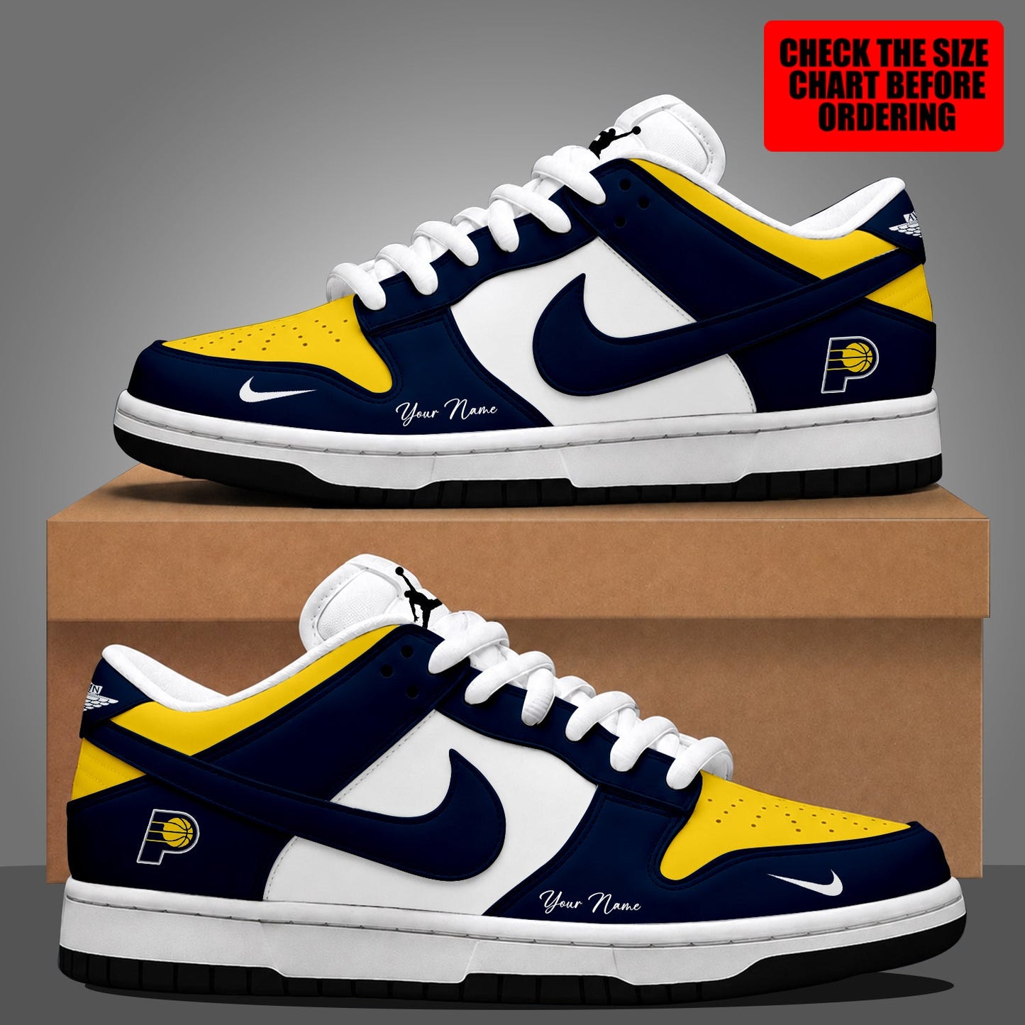 [HOT DEAL] NEW CUSTOMIZED NBA06 IPA INDIANA PACERS DUNK LOW SHOES