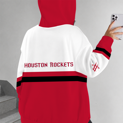 [HOT DEAL] NEW CUSTOMIZED NBA07 HRO HOUSTON ROCKETS ZIP HOODIE
