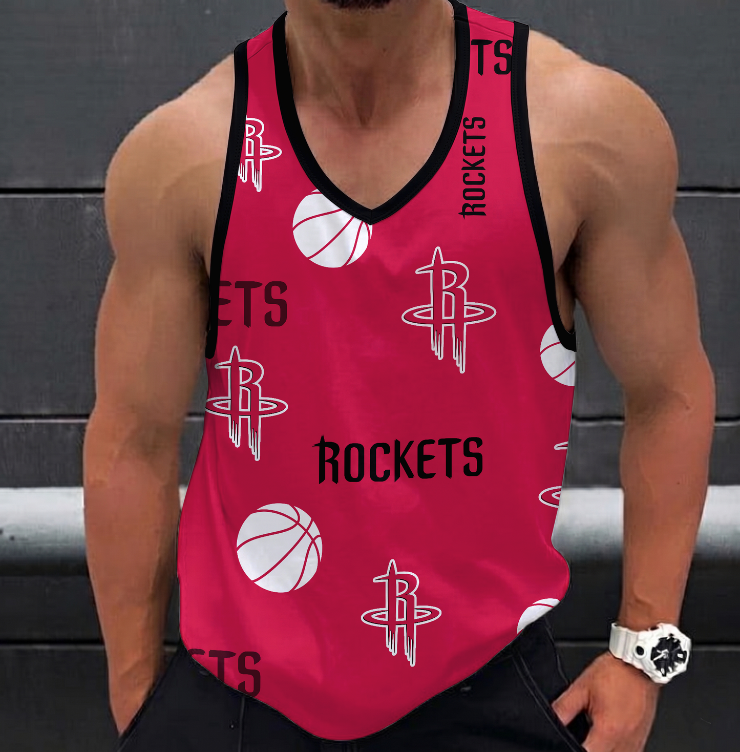 [HOT DEAL] NEW CUSTOMIZED NBA07 HRO HOUSTON ROCKETS UNISEX TANK TOP