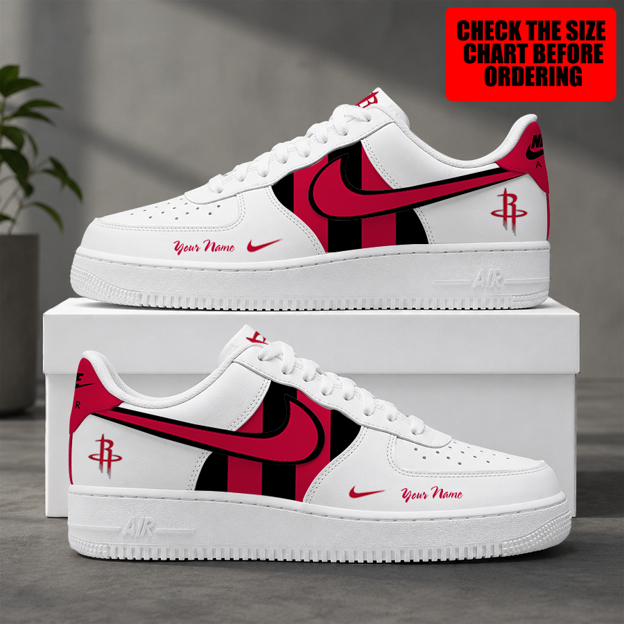 [HOT DEAL] NEW CUSTOMIZED NBA07 HRO HOUSTON ROCKETS AF1 SHOES