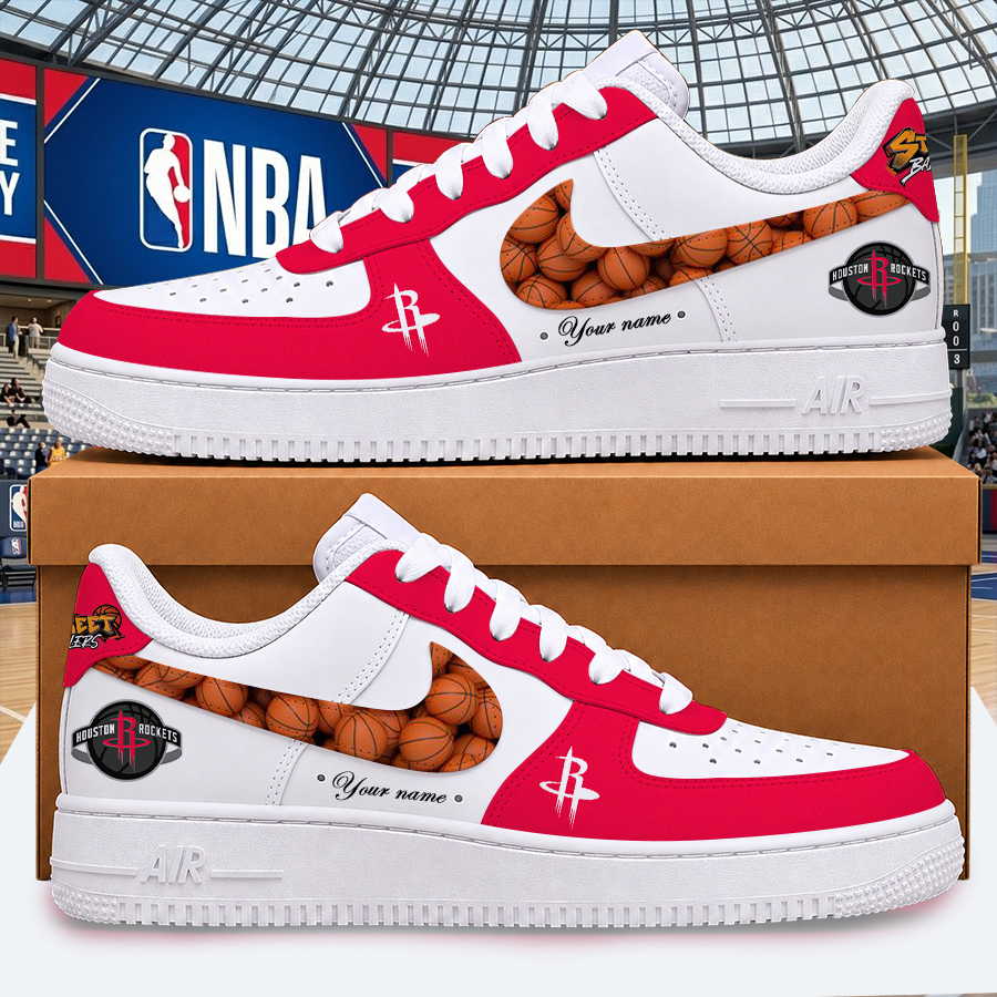 [HOT DEAL] NEW CUSTOMIZED NBA07 HRO HOUSTON ROCKETS AF1 SHOES