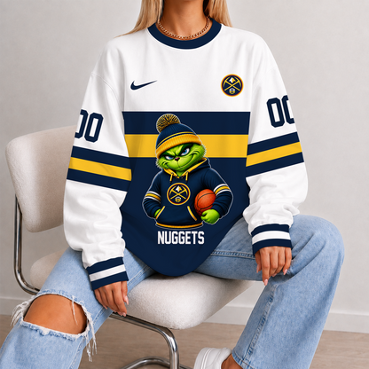 [HOT DEAL] NEW CUSTOMIZED NBA08 DNU DENVER NUGGETS UNISEX SWEATSHIRT