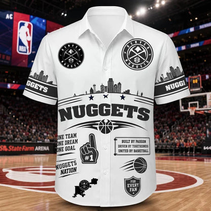 [HOT DEAL] NEW CUSTOMIZED NBA08 DNU DENVER NUGGETS UNISEX HAWAIIAN SHIRT
