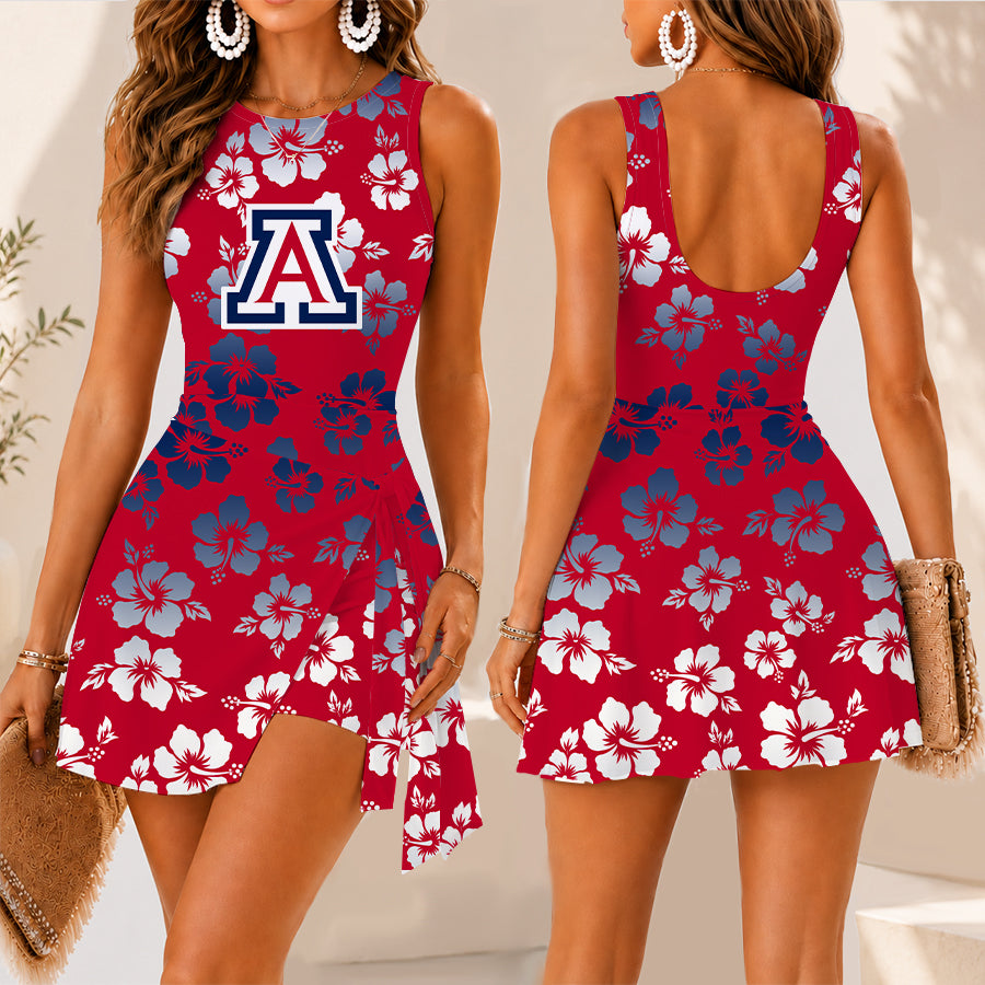 [FAN FAVORITE] NEW CUSTOMIZED NCAA MAM09 ARW ARIZONA WILDCATS WOMEN'S SUMMER SKORT DRESS