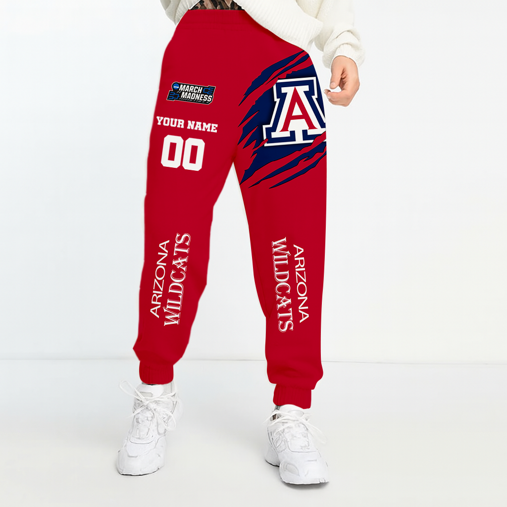 LIMITED DROP - NEW CUSTOMIZED | NCAA MAM09 ARW AR WILCATS UNISEX LONG PANTS