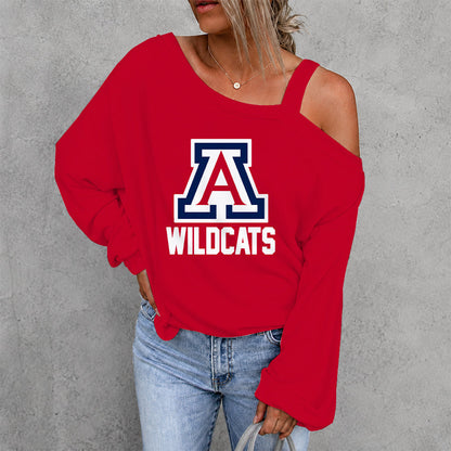 [FAN FAVORITE] NEW CUSTOMIZED NCAA MAM09 ARW ARIZONA WILDCATS DROP SHOULDER SWEATSHIRT