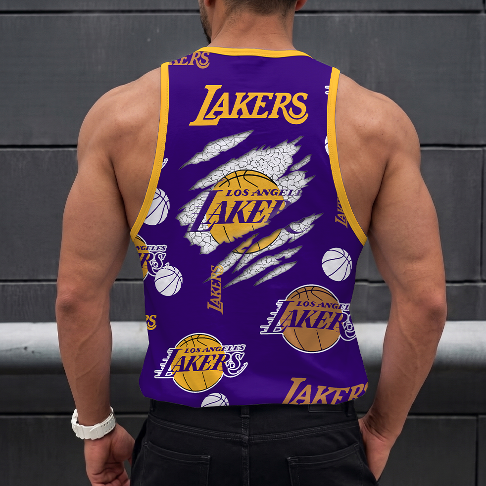 [HOT DEAL] NEW CUSTOMIZED NBA09 LLA LOS ANGELES LAKERS UNISEX TANK TOP