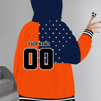[FAN FAVORITE] NEW CUSTOMIZED NCAA CFH09 SYO SYRACUSE ORANGE STRAPPY ZIP HOODIE