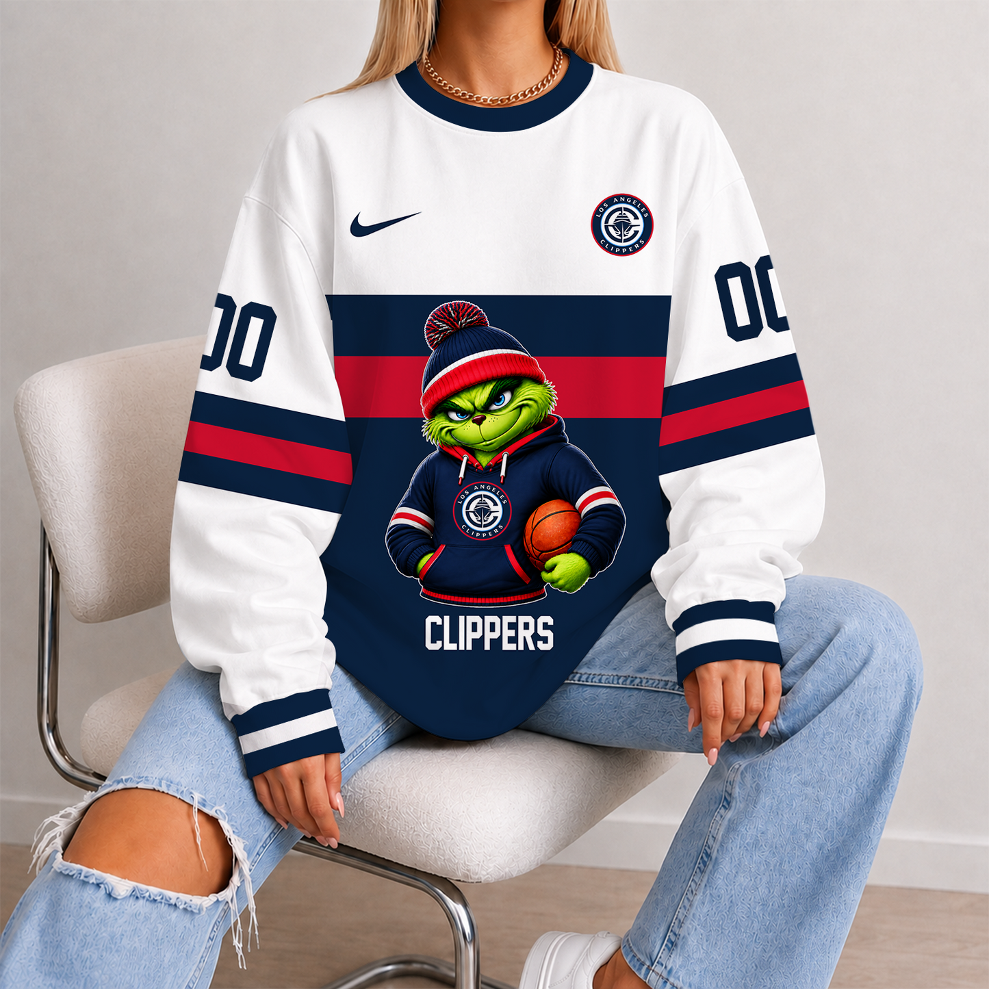[HOT DEAL] NEW CUSTOMIZED NBA10 LCL LOS ANGELES CLIPPERS UNISEX SWEATSHIRT