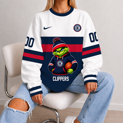[HOT DEAL] NEW CUSTOMIZED NBA10 LCL LOS ANGELES CLIPPERS UNISEX SWEATSHIRT