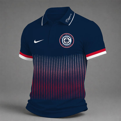 [HOT DEAL] NEW CUSTOMIZED NBA10 LCL LOS ANGELES CLIPPERS POLO SHIRT