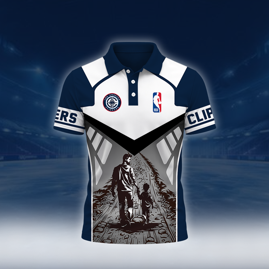 [HOT DEAL] NEW CUSTOMIZED NBA10 LCL LOS ANGELES CLIPPERS POLO SHIRT