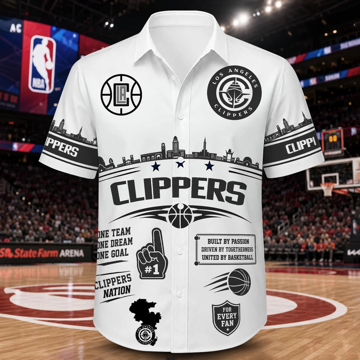 [HOT DEAL] NEW CUSTOMIZED NBA10 LCL LOS ANGELES CLIPPERS UNISEX HAWAIIAN SHIRT
