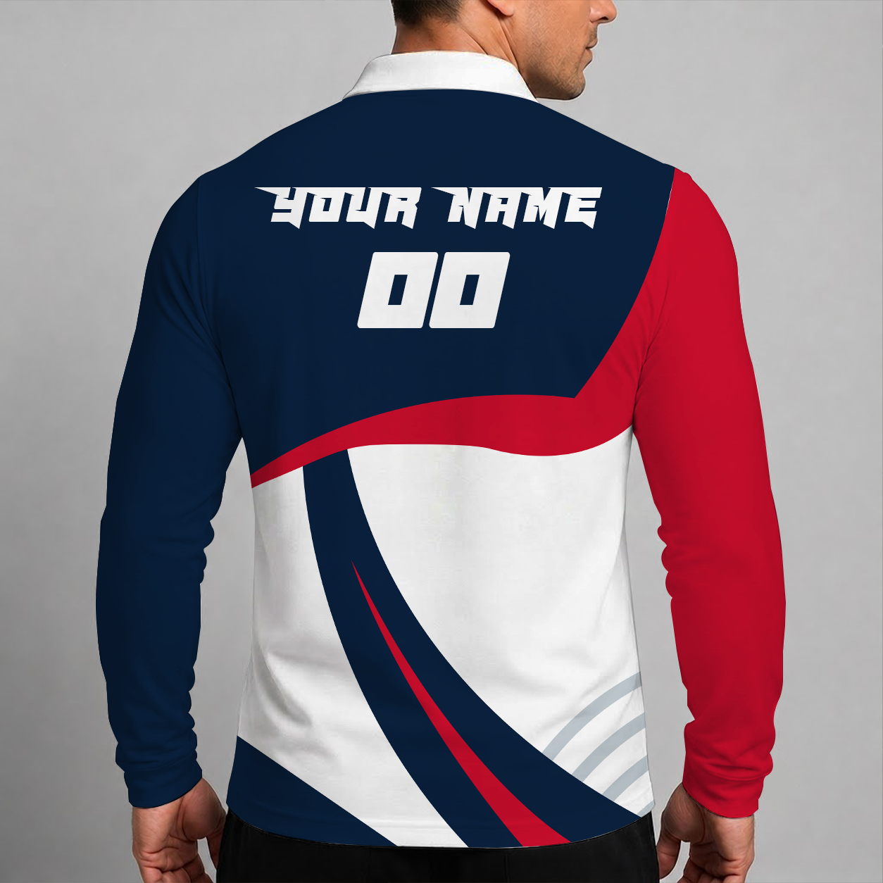 [HOT DEAL] NEW CUSTOMIZED NBA10 LCL LOS ANGELES CLIPPERS MEN LONG SLEEVE POLO