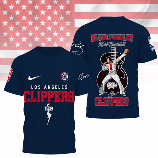 [HOT DEAL] NEW CUSTOMIZED NBA10 LCL LOS ANGELES CLIPPERS X ELVIS PRESLEY T-SHIRT, HOODIE, ZIP HOODIE