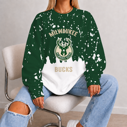 [HOT DEAL] NEW CUSTOMIZED NBA11 MBU MILWAUKEE BUCKS UNISEX SWEATSHIRT