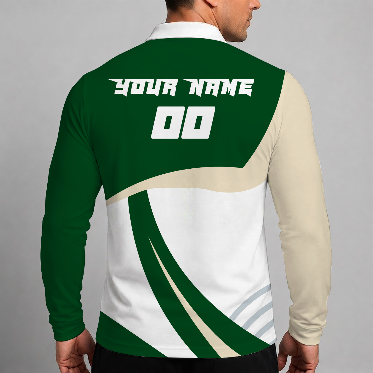 [HOT DEAL] NEW CUSTOMIZED NBA11 MBU MILWAUKEE BUCKS MEN LONG SLEEVE POLO
