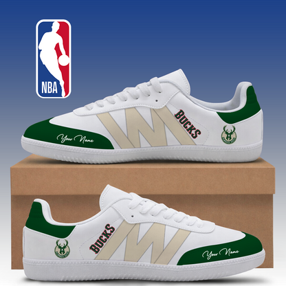 [HOT DEAL] NEW CUSTOMIZED NBA11 MBU MILWAUKEE BUCKS CLASSIC SNEAKERS