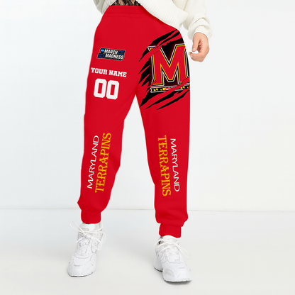 LIMITED DROP - NEW CUSTOMIZED | NCAA MAM11 MLT ML TERRAPINS UNISEX LONG PANTS