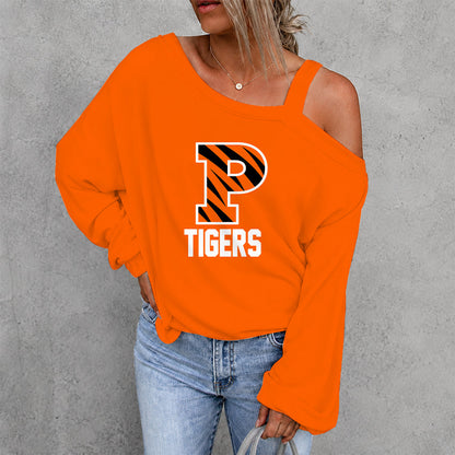 [FAN FAVORITE] NEW CUSTOMIZED NCAA CFH11 PRT PRINCETON TIGERS DROP SHOULDER SWEATSHIRT