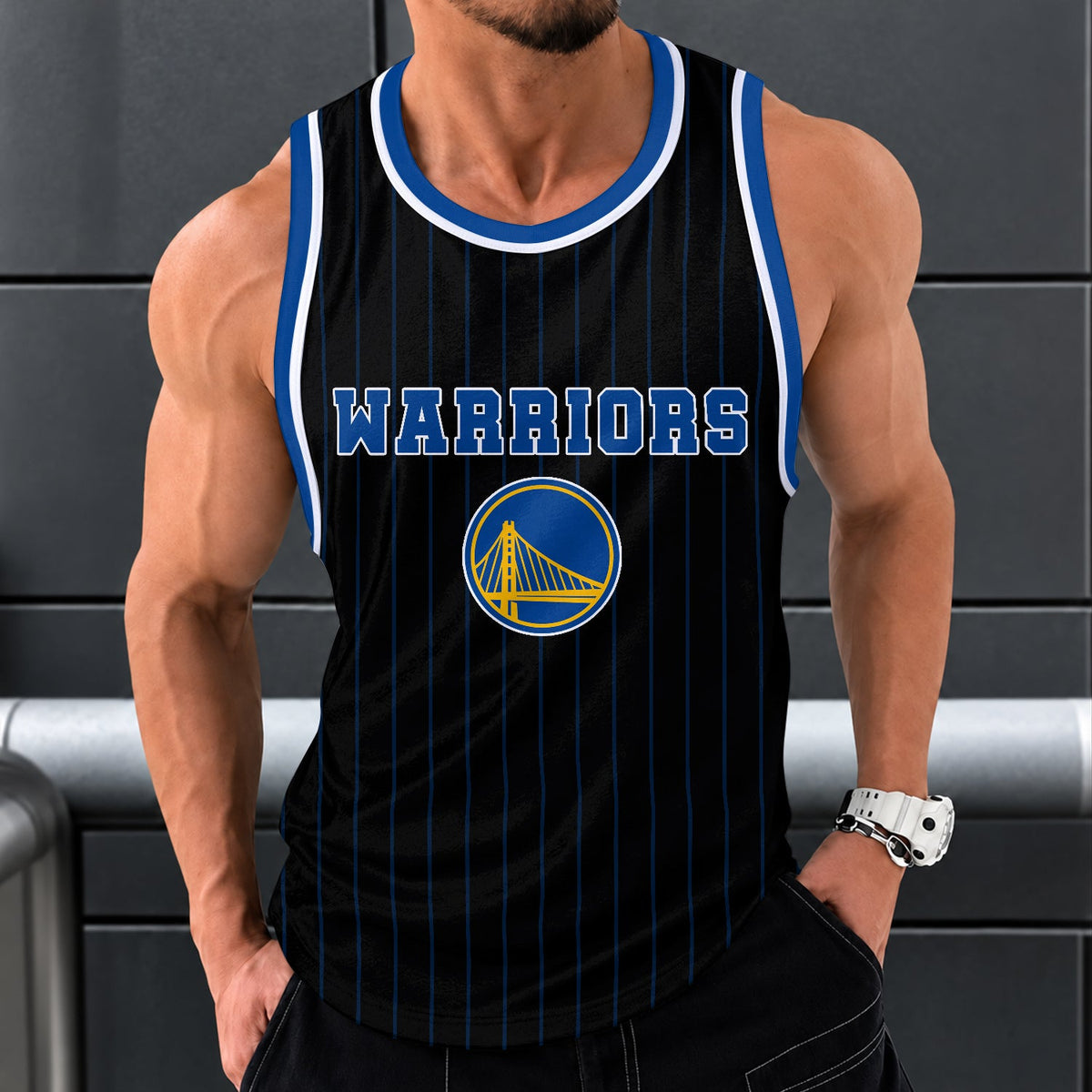 [HOT DEAL] NEW CUSTOMIZED NBA12 GSW GOLDEN STATE WARRIORS UNISEX TANK TOP
