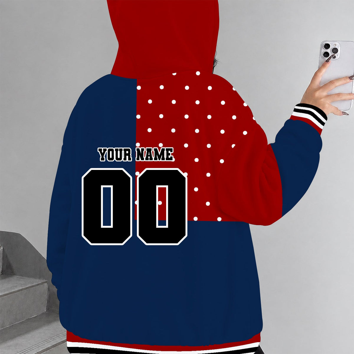 [FAN FAVORITE] NEW CUSTOMIZED NCAA CFH12 LIF LIBERTY FLAMES STRAPPY ZIP HOODIE