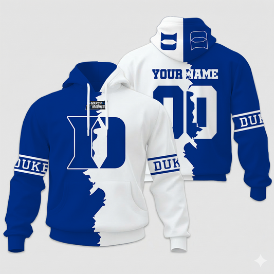LIMITED EDITION - NEW CUSTOMIZED NCAA MAM12 DLD DL DEVILS UNISEX HOODIE & ZIP HOODIE